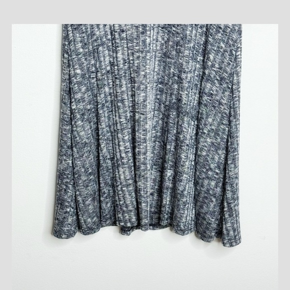 Anthropologie Dolan Left Coast Dress Ribbed Knit Swing Dress Short Sleeve V-Neck - Picture 6 of 10